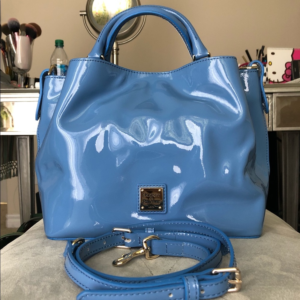 Dooney & Bourke Small Patent Leather Satchel